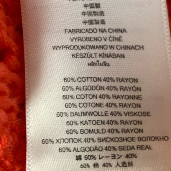 MICHAEL KORS | orange knit sweater - Picture 6 of 6